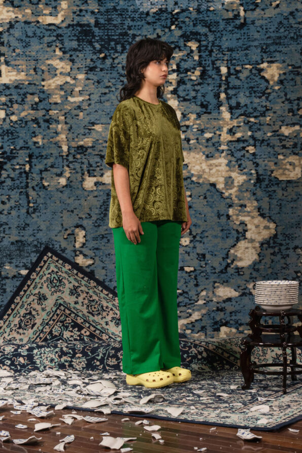 Loose Track Green Pants-MS-92_2