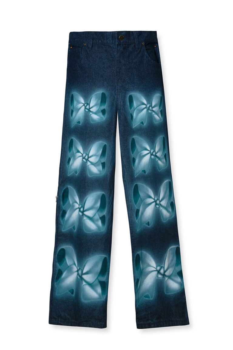 Ribbon Bow Jeans Musmin