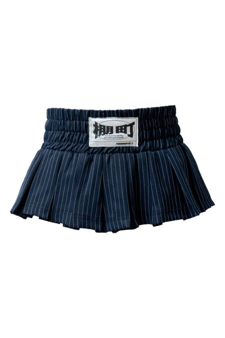 Mini Falda Box Azul